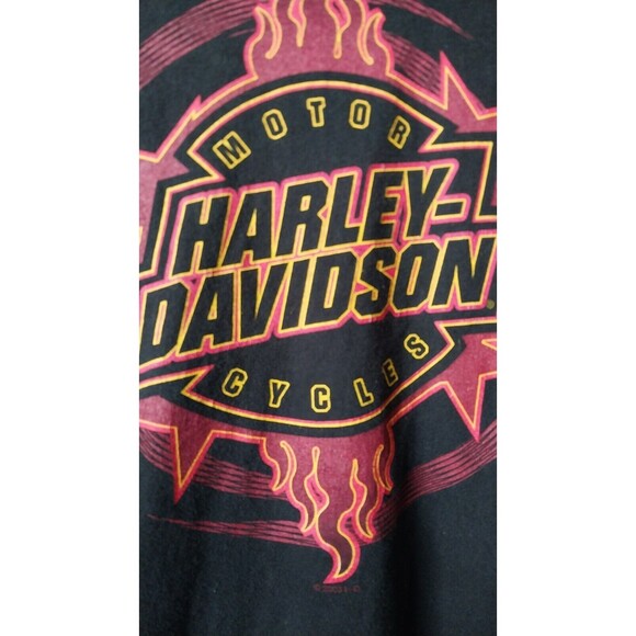 Harley Davidson Motorcycle Myrtle Beach Shirt Size L Black Live Free Ride Free - Picture 5 of 10